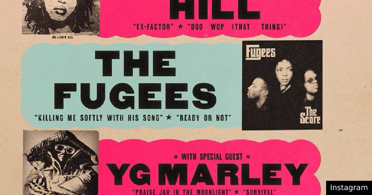 Lauryn Hill e The Fugees em tour pela Europa
