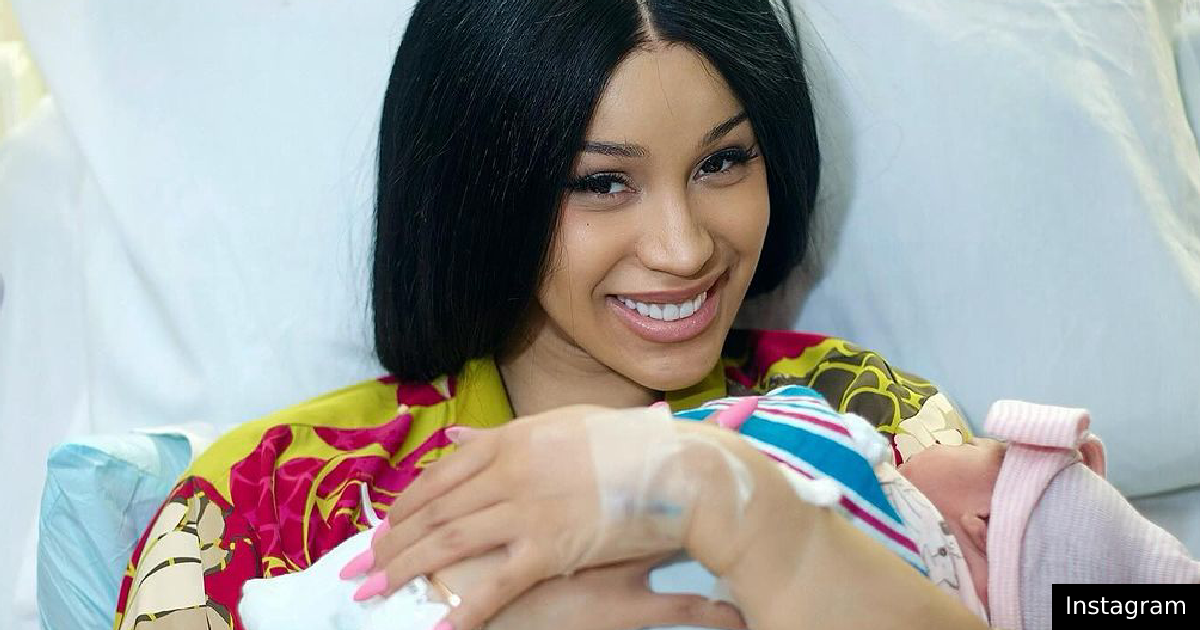 Cardi B já foi mãe pela terceira vez