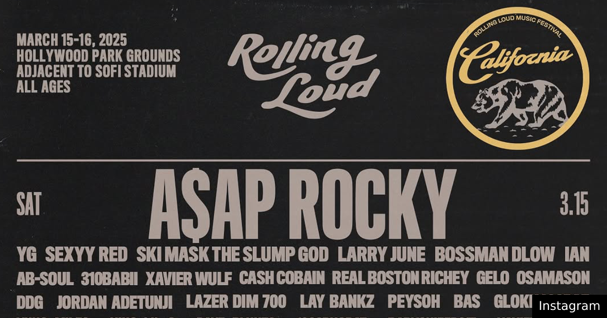 Rolling Loud de 2025 com grandes nomes