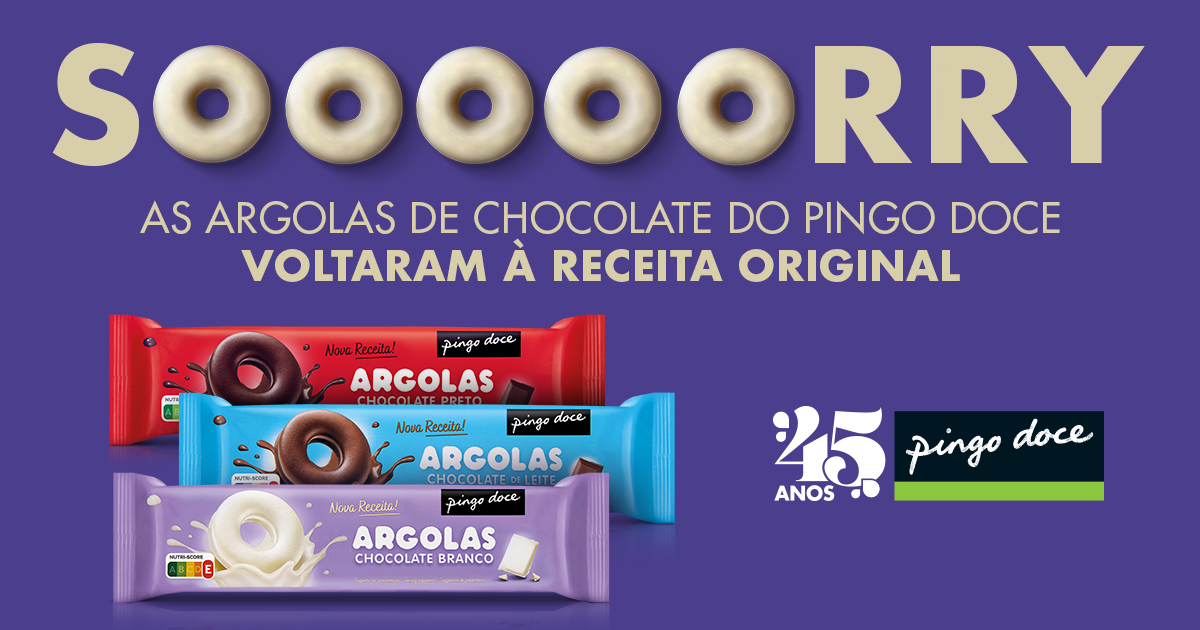 METER O PÉ NA ARGOLA - PINGO DOCE