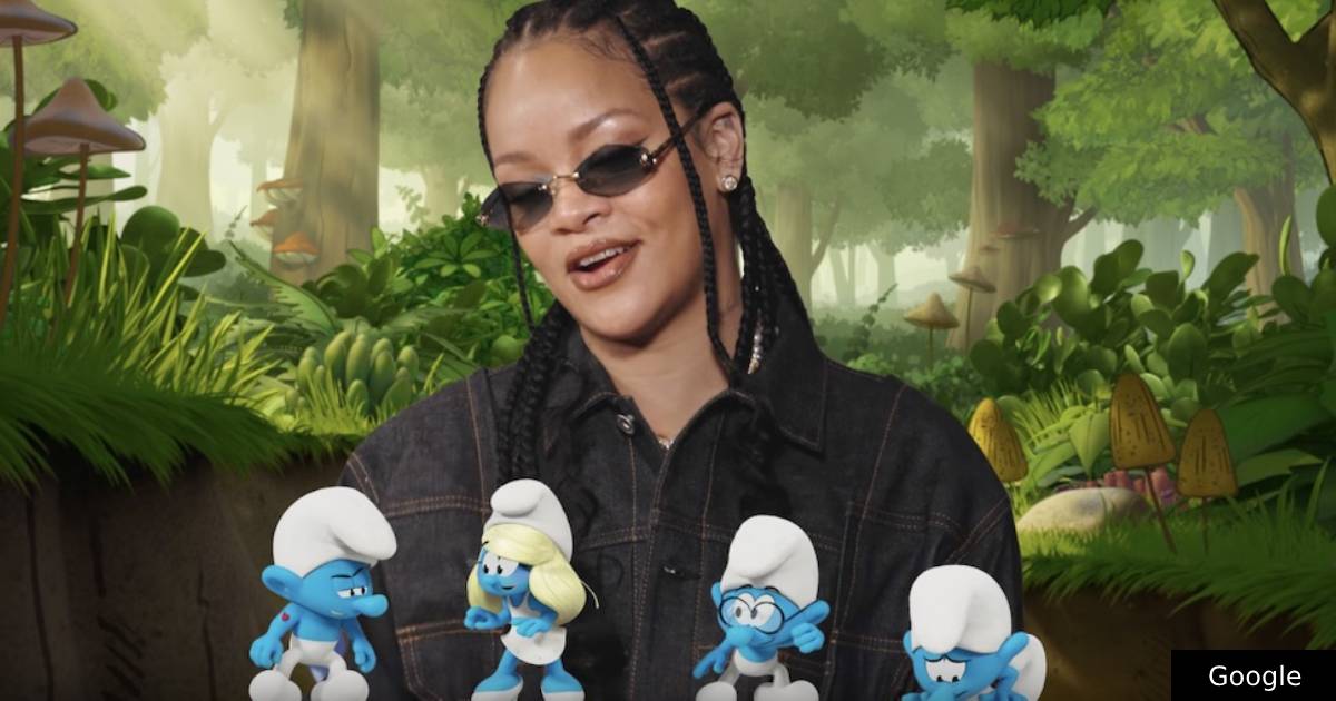 Rihanna é a nova Smurfina