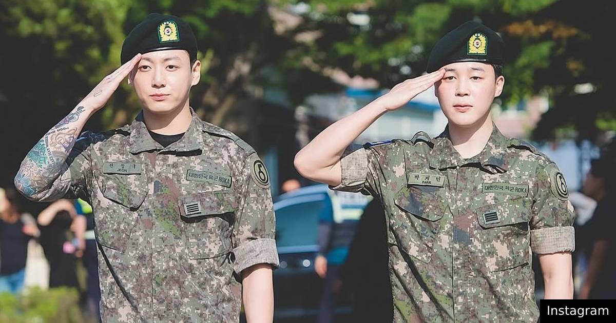 Jimin e Jungkook, do BTS, recebem dispensa militar e emocionam fãs