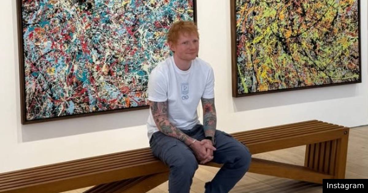 Ed Sheeran vende pinturas por caridade