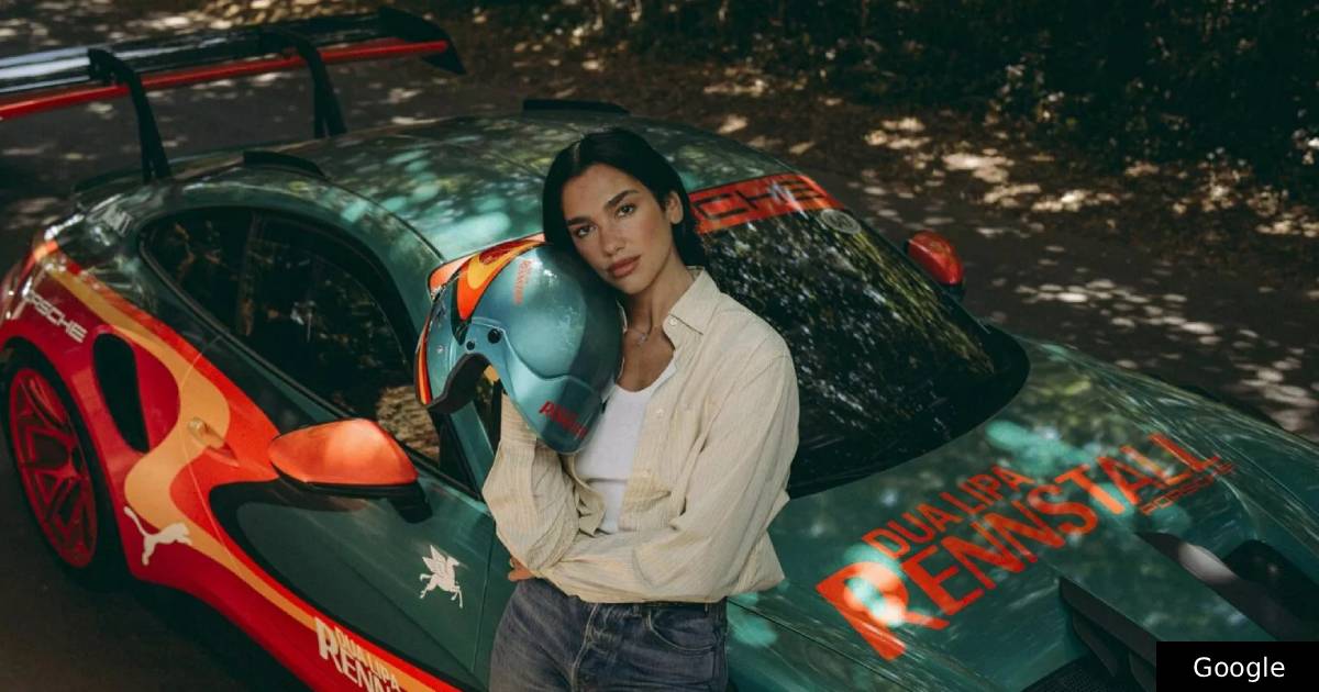 Dua Lipa leiloa Porsche único