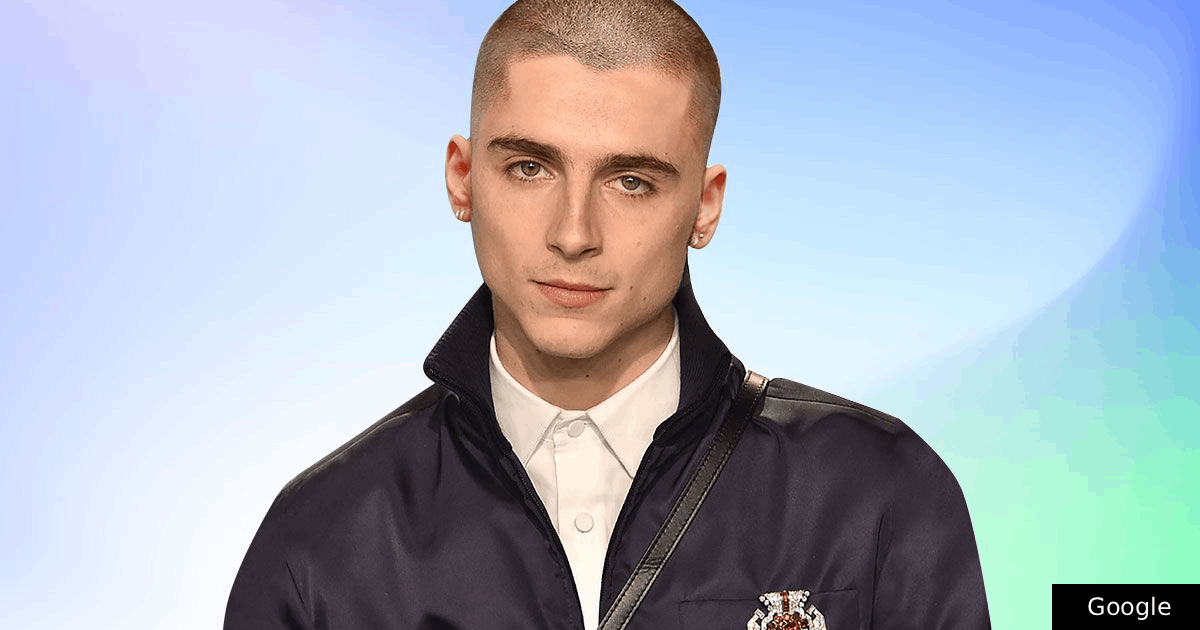 Timothée Chalamet tem novo visual