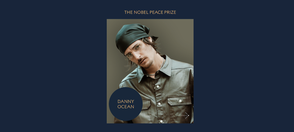Danny Ocean atuou no Nobel da Paz 2025