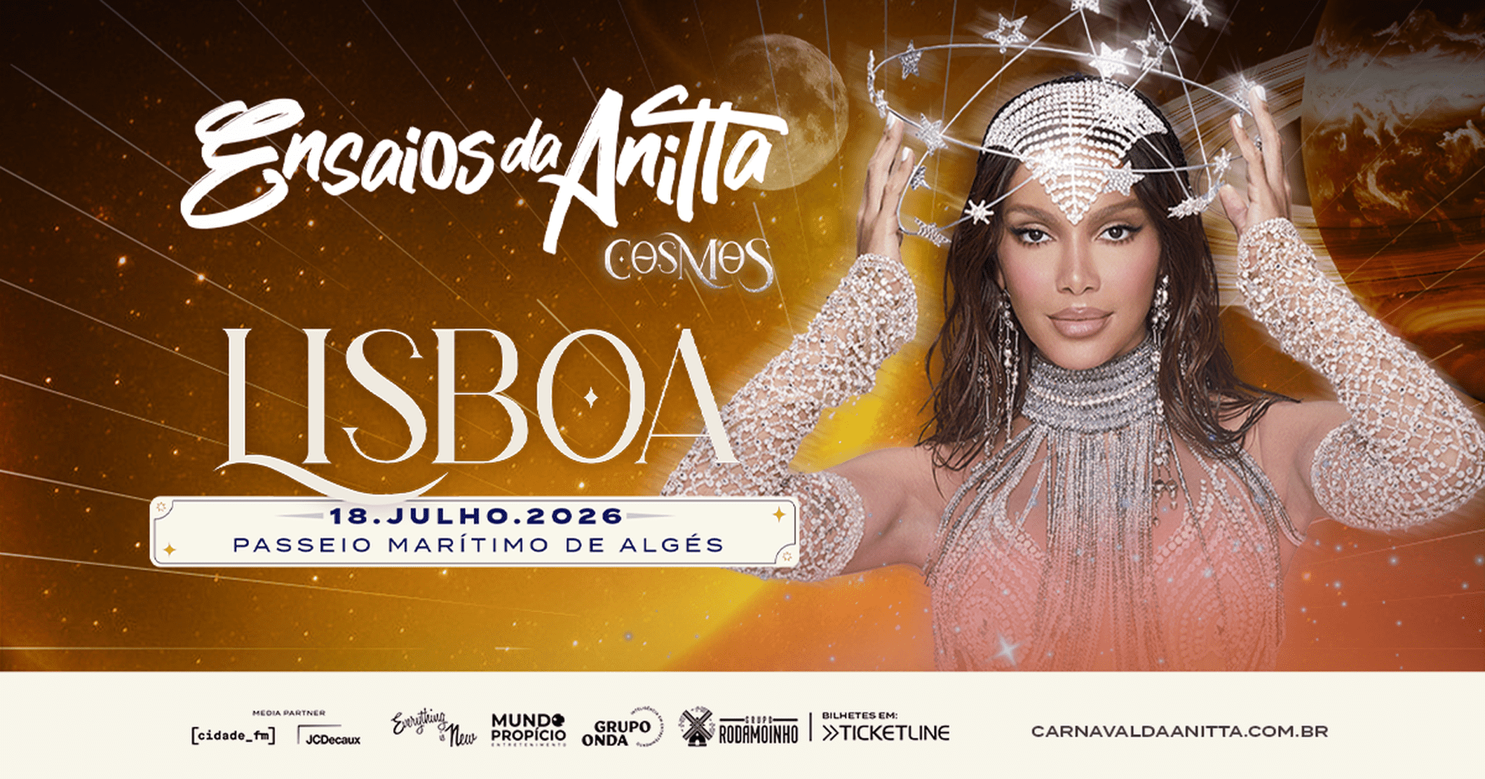 A Cidade FM é parceira oficial dos Ensaios da Anitta