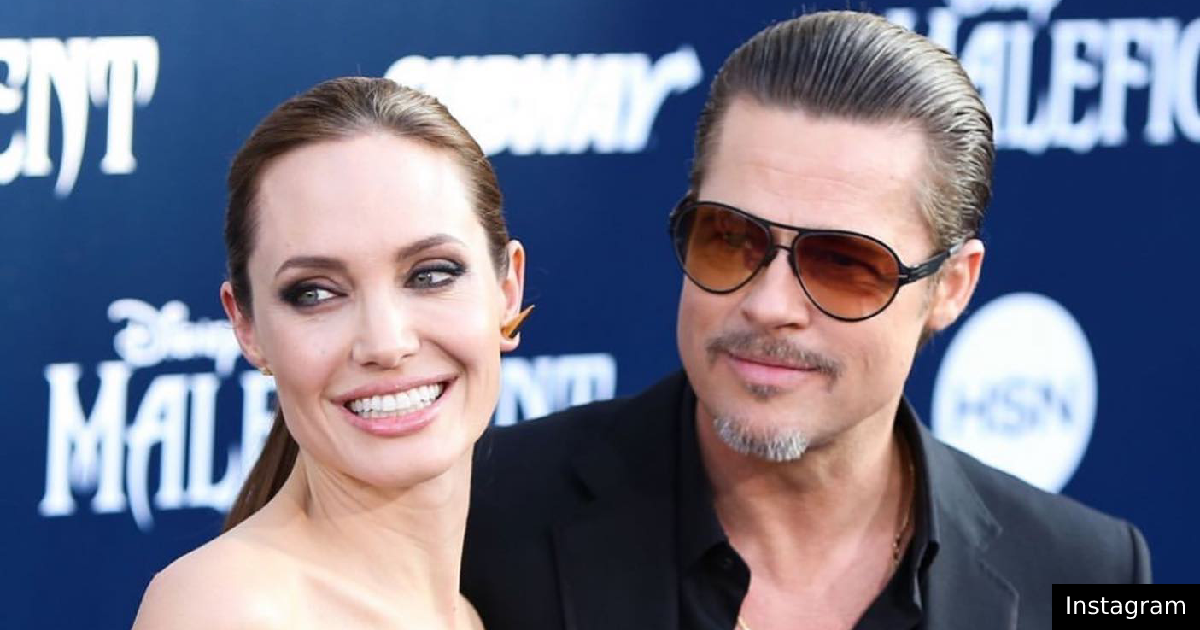 Angelina Jolie vingou-se de Brad Pitt